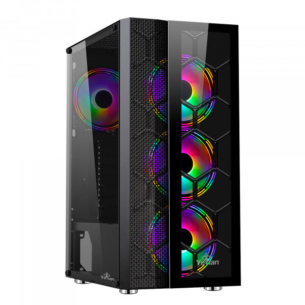 Gabinete Gaming Yeyian Case Rapture Series 2500 - Midi-Tower, Gabinete, ATX, Micro-ATX, Negro Gabinete Gaming Yeyian Case Rapture Series 2500 - Midi-Tower, Gabinete, ATX, Micro-ATX, Negro